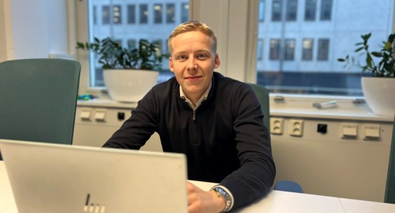 Oscar Folkesson, försäkringsrådgivare på Länsförsäkringar