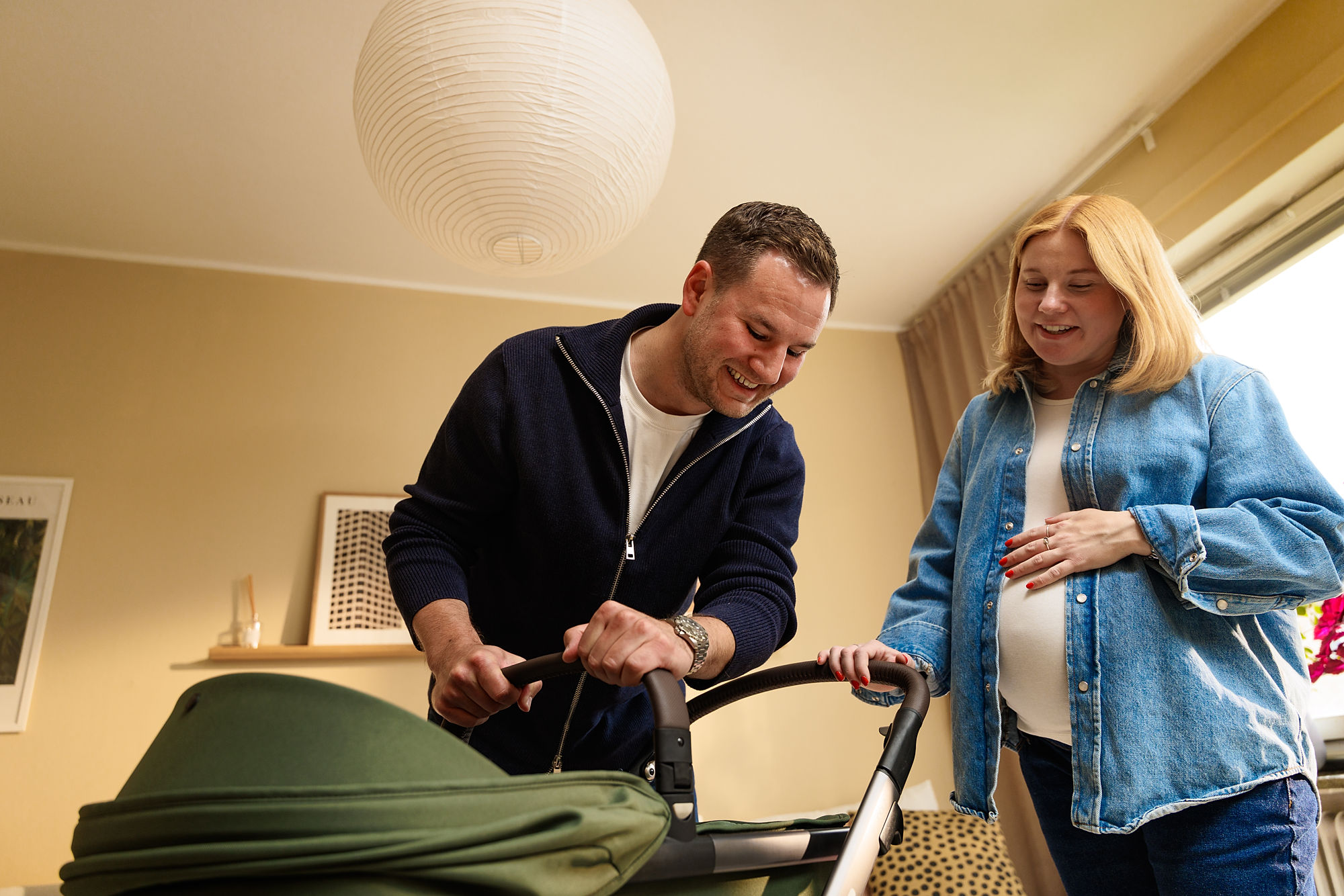 Sambos provar barnvagn