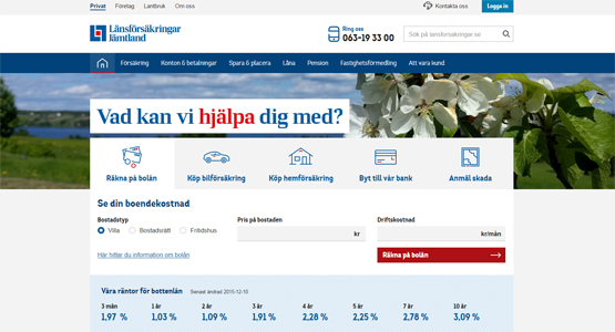 Vår webbplats får nytt utseende - Länsförsäkringar